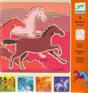 Okładka książki Zestaw szablonów - Konie