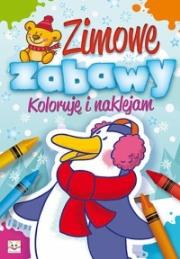 Zimowe zabawy. Autor: Opracowanie zbiorowe. Dadada.pl Okładka książki Zimowe zabawy