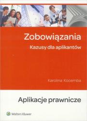 Okładka książki Zobowiązania Kazusy dla aplikantów