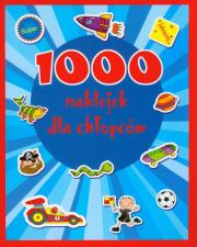 1000 naklejek dla chłopców. Autor: praca zbiorowa. Dadada.pl Okładka książki 1000 naklejek dla chłopców