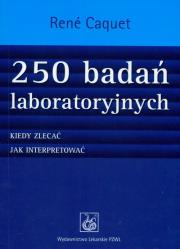 Okładka książki 250 badań laboratoryjnych