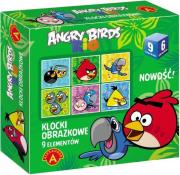 Opakowanie Angry Birds Rio. Klocki obrazkowe 9 ALEX
