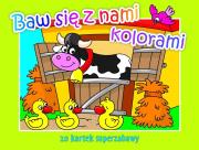 Baw się z nami kolorami. 20 kartek superzabawy. Autor: Maria Molenda. Dadada.pl Okładka książki Baw się z nami kolorami. 20 kartek superzabawy