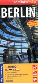 Opakowanie Berlin laminowany plan miasta 1:15 000 2014