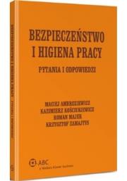 Okładka książki Bezpieczeństwo i higiena pracy