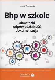 Okładka książki BHP w szkole