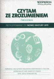 Okładka książki Czytam ze zrozumieniem. Zeszyt dla LO OPERON