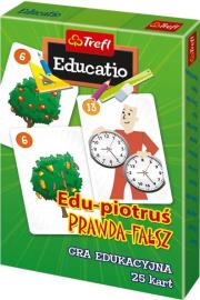 Edu - Piotruś Prawda i fałsz. Autor:   Praca zbiorowa. Dadada.pl Okładka książki Edu - Piotruś Prawda i fałsz