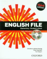 Okładka książki English File 3E Elementary SB with iTutor OXFORD