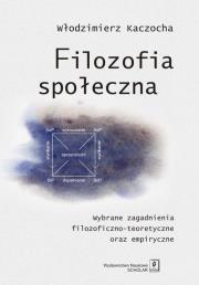 Okładka książki Filozofia społeczna