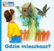 Gdzie mieszkasz rozkładana. Autor: ROZKLADANE  harmonijka. Dadada.pl Okładka książki Gdzie mieszkasz rozkładana