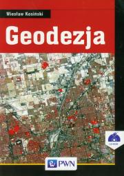 Geodezja z płytą CD. Autor: Kosiński Wiesław. Dadada.pl Okładka książki Geodezja z płytą CD