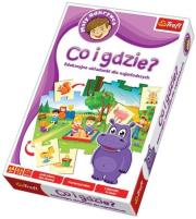 Gra - Co i gdzie? TREFL. Autor: 01127. Dadada.pl Okładka książki Gra - Co i gdzie? TREFL