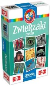 Gra Memo - Zwierzaki. Autor: praca zbiorowa. Dadada.pl Okładka książki Gra Memo - Zwierzaki