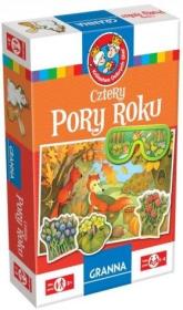Gra - Cztery Pory Roku. Autor: Elżbieta Gaudasińska. Dadada.pl Okładka książki Gra - Cztery Pory Roku
