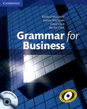 Grammar for Business with CD. Autor: McCarthy Michael, McCarten Jeanne, Clarc David, Clarc Rachel. Dadada.pl Okładka książki Grammar for Business with CD