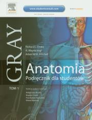 Okładka książki Gray Anatomia Podręcznik dla studentów Tom I