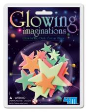 Okładka książki Gwiazdki Mini kolorowe - świecące naklejki 4M