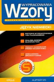 Język Niemiecki LO wypracowania wzory GREG. Autor: Agnieszka Jaszczuk. Dadada.pl Okładka książki Język Niemiecki LO wypracowania wzory GREG