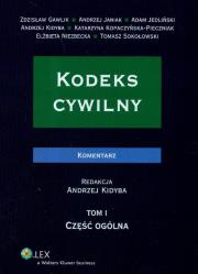 Kodeks cywilny komentarz tom 1. Wydawca: Wolters Kluwer. Dadada.pl Opakowanie Kodeks cywilny komentarz tom 1