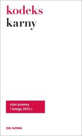 Okładka książki Kodeks karny