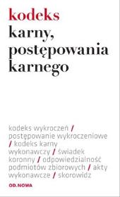 Kodeks karny postępowania karnego. Autor: OPR. KRZYSZTOF BĄK. Dadada.pl Okładka książki Kodeks karny postępowania karnego