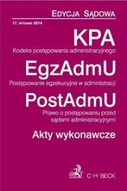 Kodeks postępowania administracyjnego Postępowanie egzekucyjne w administracji Prawo o postępowaniu przed sądami administracyjnymi. Autor: Flisek Aneta. Dadada.pl Okładka książki Kodeks postępowania administracyjnego Postępowanie egzekucyjne w administracji Prawo o postępowaniu przed sądami administracyjnymi