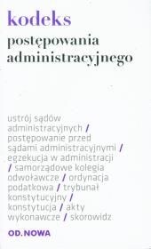 Kodeks postępowania administracyjnego. Autor: Lech Krzyżanowski. Dadada.pl Okładka książki Kodeks postępowania administracyjnego