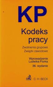 Kodeks pracy. Autor: Florek Ludwik. Dadada.pl Okładka książki Kodeks pracy