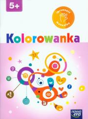 Kolorowanka Pięciolatki. Autor: Opracowanie zbiorowe. Dadada.pl Okładka książki Kolorowanka Pięciolatki