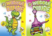 Okładka książki Kolorowanka ''Wesołe dinusie'' (20 szt w paczce - mix wzorów)