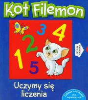Okładka książki Kot Filemon uczymy się liczenia