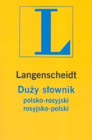 Opakowanie L. Duży słownik polsko-rosyjski rosyjsko-polski