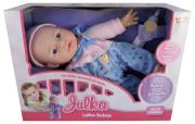 Opakowanie Lalka Julka mówi po polsku niebiesko-różowa