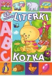 Literki kotka. Autor: Katarzyna Fic. Dadada.pl Okładka książki Literki kotka