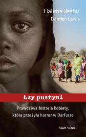 Łzy pustyni. Autor: Bashir Halima, Lewis Damien. Dadada.pl Okładka książki Łzy pustyni