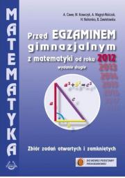 Okładka książki Matematyka GIM zb. zad przed egz gim. od 2012 w.II