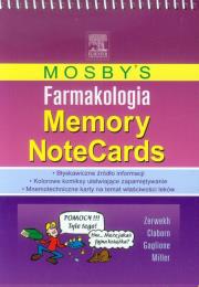 Okładka książki Mosby's Farmakologia Memory NoteCards