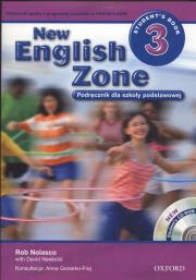 New English Zone 3 Student's Book. Autor: Nolasco Rob, Newbold David, Anna Gonerko-Frej. Dadada.pl Okładka książki New English Zone 3 Student's Book
