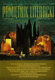 Opakowanie Pamiętnik literacki 4/2014