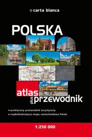 Okładka książki Polska Atlas plus przewodnik 1: 250 000