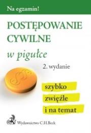 Okładka książki Postępowanie cywilne w pigułce