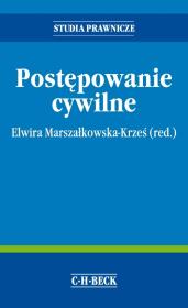 Postępowanie cywilne. Autor: Marszałkowska-Krze Elwira. Dadada.pl Okładka książki Postępowanie cywilne