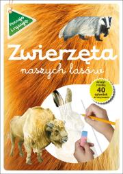Poznaję i rysuję. Zwierzęta naszych lasów. Autor: Maternicka Grażyna. Dadada.pl Okładka książki Poznaję i rysuję. Zwierzęta naszych lasów