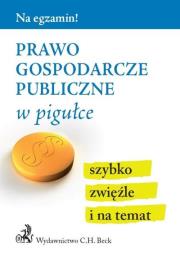Okładka książki Prawo gospodarcze publiczne w pigułce