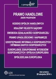 Prawo handlowe Zbiór przepisów. Autor: Puton Kinga. Dadada.pl Okładka książki Prawo handlowe Zbiór przepisów