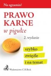 Prawo karne w pigułce. Autor: Gacka-Asiewicz Aneta. Dadada.pl Okładka książki Prawo karne w pigułce