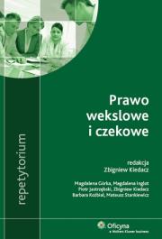 Prawo wekslowe i czekowe. Autor: Górka Magdalena, Inglot Magdalena, Jastrzębski Piotr. Dadada.pl Okładka książki Prawo wekslowe i czekowe