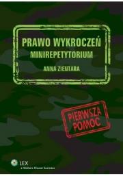 Okładka książki Prawo wykroczeń Minirepetytorium
