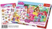Okładka książki Puzzle 100 Tattoo Disney Princess TREFL